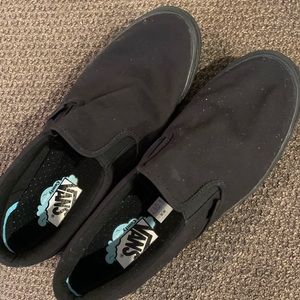 Black slip on vans